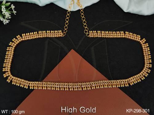 High Gold Polish Designer Wedding Wear Antique Desinger Antique JEwelelry Kamarpatta (Hip Belt)