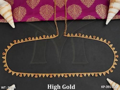 Antique Jewellery High Gold Polish Designer Beautiful Kamar Patta 