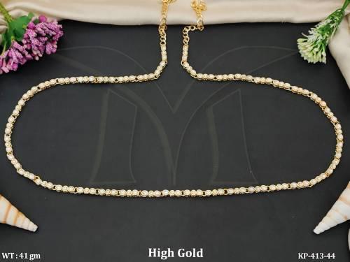 Antique Designer High Gold Polish Fancy Style Hip Belt   