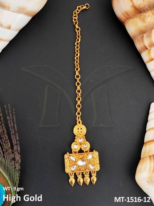 antique-jewellery-high-gold-polish-fancy-design-maang-tikka-