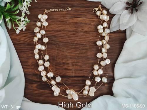 High Gold Polish Antique Jewelry Fancy Design Beautiful Antique Mala Set