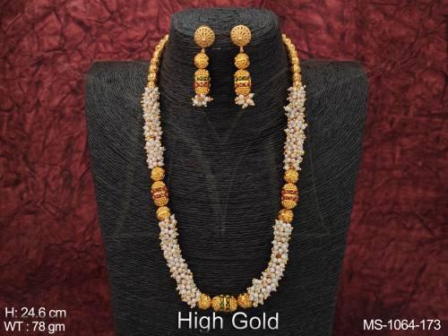 designer-fancy-style-party-wear-beautiful-antique-jewellery-clustered-pearl-long-mala-set-