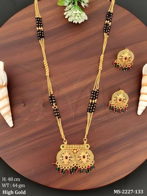 ethnic-designer-black-bead-mangalsutra-with-earrings