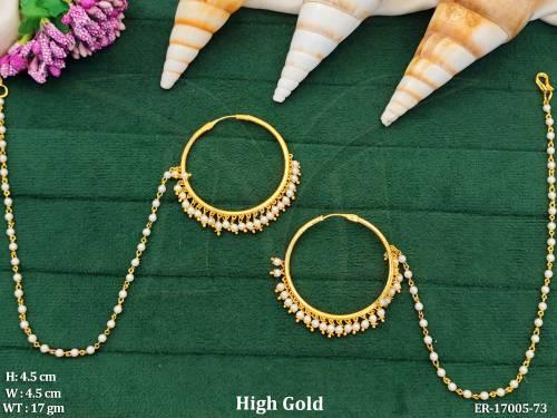 antique-design-high-gold-polish-party-wear-hair-chain-earrings-