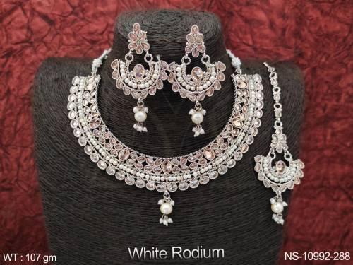 antique-jewelry-white-rhodium-polish-fancy-beautiful-cluster-pearls-antique-necklace-set-