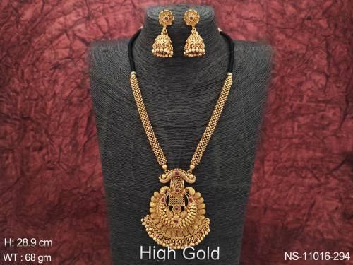 antique-designer-fancy-style-high-gold-polish-beautiful-pendant-antique-long-necklace-set-