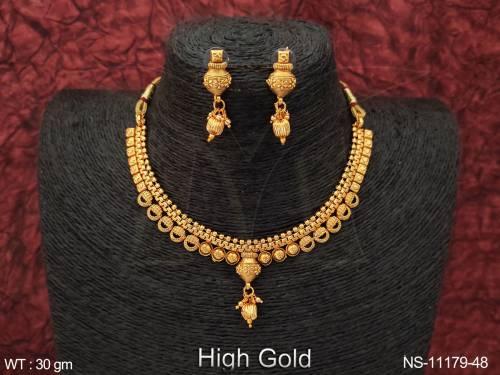 fancy-design-high-gold-polish-party-wear-beautiful-antique-jewellery-designer-short-necklace-set