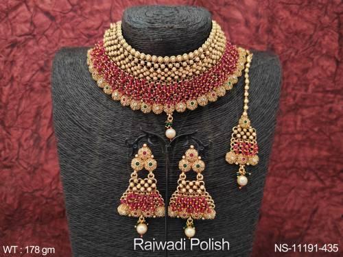antique-jewellery-beautiful-design-rajwadi-polish-party-wear-necklace-set-