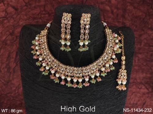 antique-jewellery-beautiful-designer-high-gold-polish-necklace-set-