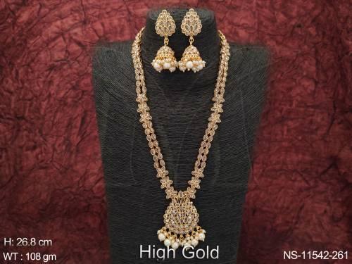 antique-jewellery-beautiful-designer-high-gold-polish-party-wear-necklace-set-