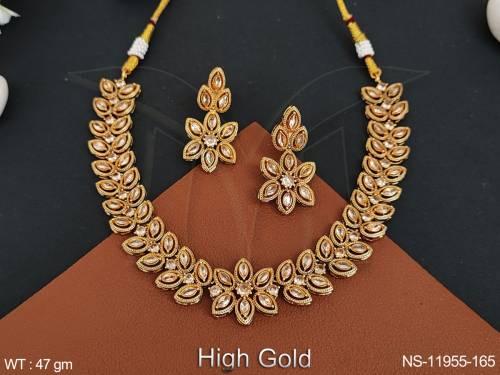 antique-jewellery-beautiful-designer-high-gold-polish-fancy-style-necklace-set-