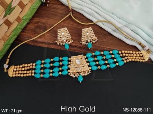 designer-beautiful-fancy-style-antique-jewellery-high-gold-polish-necklace-set-
