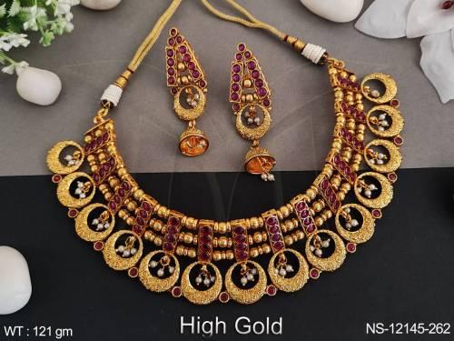 high-gold-polish-fancy-desing-party-wear-antique-design-antique-jewellery-necklace-set