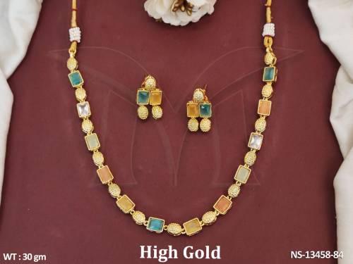 high-gold-polish-antique-designer-jewellery-short-necklace-set