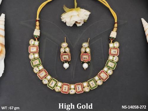 antique-style-high-gold-polish-party-wear-antique-necklace-set