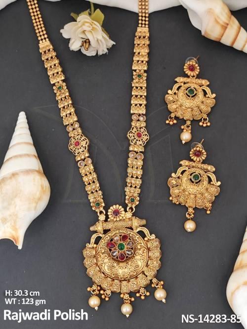 oval-shapes-stones-rajwadi-polish-designer-antique-necklace-set