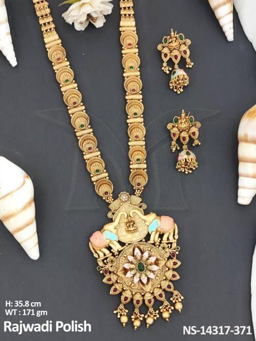 designer-antique-full-stone-rajwadi-polish-party-wear-necklace-set-