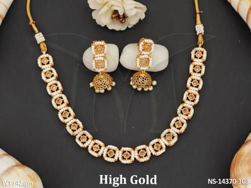 antique-high-gold-polish-party-wear-necklace-set-
