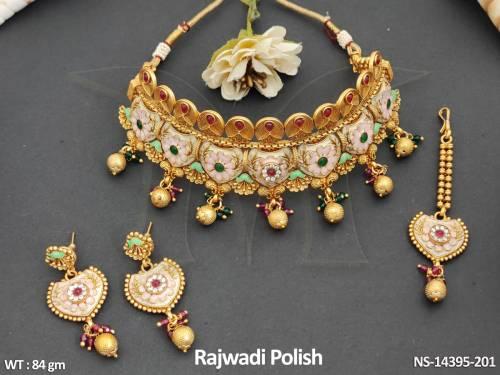 designer-beautiful-rajwadi-polish-full-stone-party-wear-necklace-set-