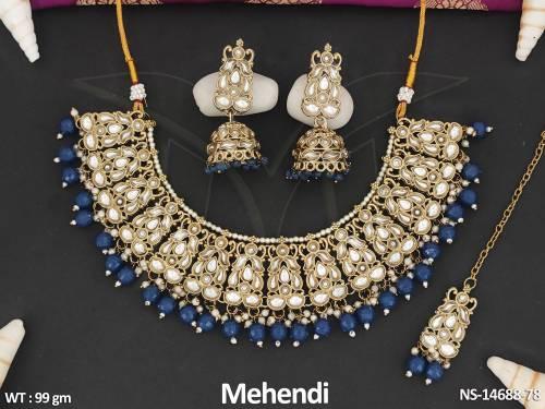 antique-jewellery-mehendi-polish-stylish-design-antique-necklace-set-