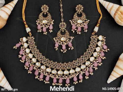 antique-jewellery-beautifully-designed-mehendi-polish-designer-party-wear-antique-short-necklace-set