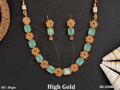 antique-jewellery-full-stone-high-gold-polish-fancy-style-necklace-set-