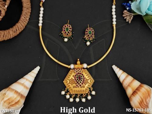 antique-jewellery-high-gold-polish-fancy-designer-necklace-set-