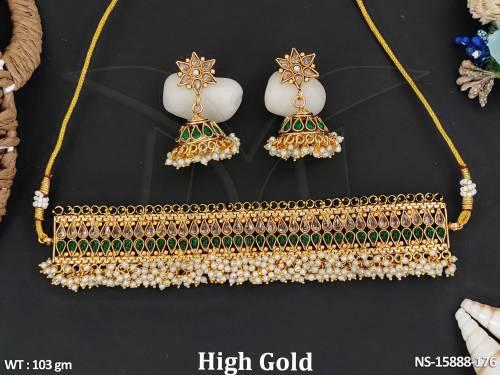 elegant-antique-jewellery-high-gold-polish-timeless-traditional-beauty-necklace-set-
