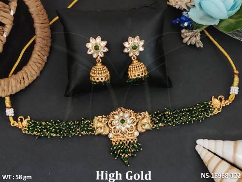 gorgeous-antique-jewellery-high-gold-polish-perfect-for-festive-wear-necklace-set-