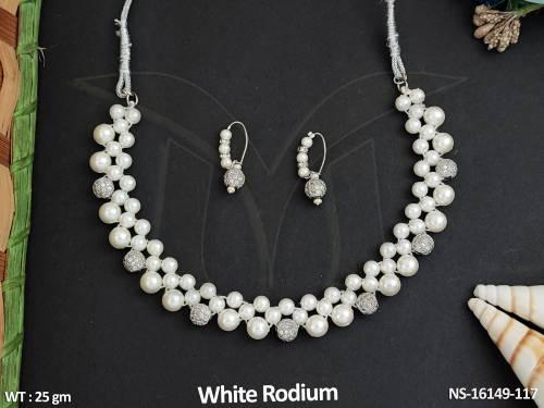new-antique-jewellery-white-rodium-polish-a-must-have-ethnic-accessory-necklace-set