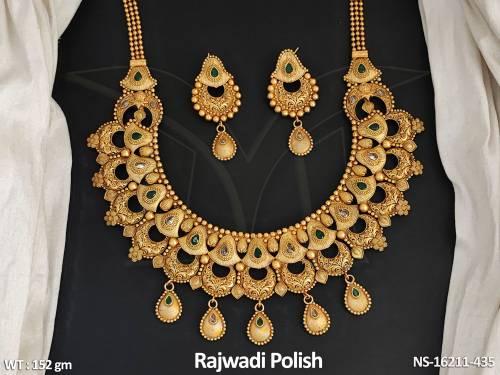 handcrafted-antique-jewellery-rajwadi-polish-necklace-set-fancy-designer-for-graceful-style