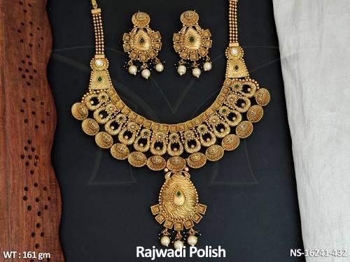 antique-jewellery-rajwadi-polish-unveil-your-royal-traditional-charm-necklace-set