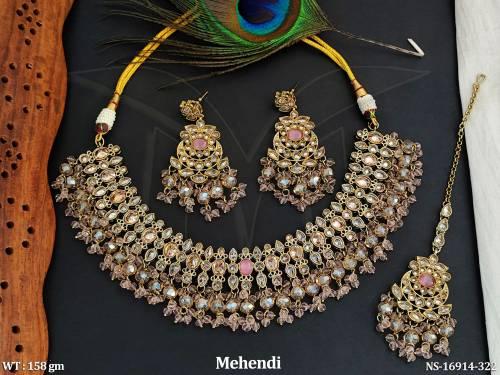 antique-mehendi-polish-full-stone-party-wear-necklace-set-