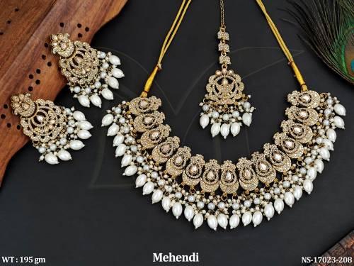 design-mehendi-polish-fancy-style-short-full-stone-necklace-set-