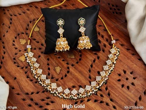 antique-high-gold-polish-fancy-short-necklace-set-
