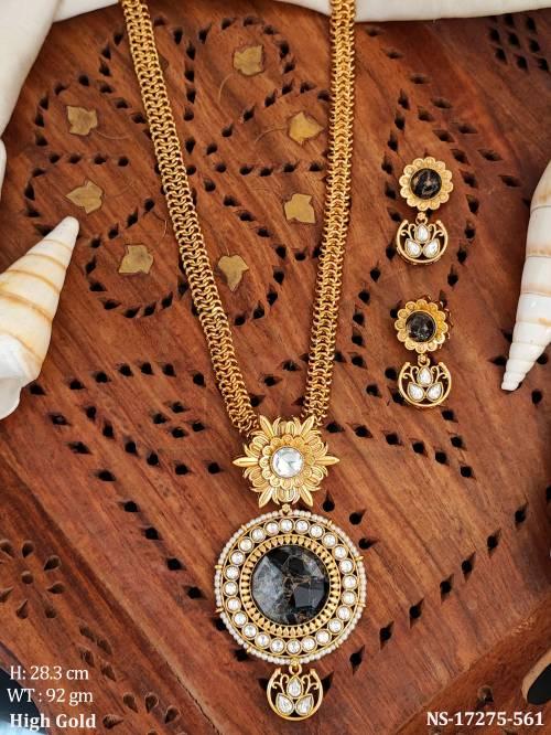 beautiful-antique-high-gold-polish-full-stone-necklace-set-