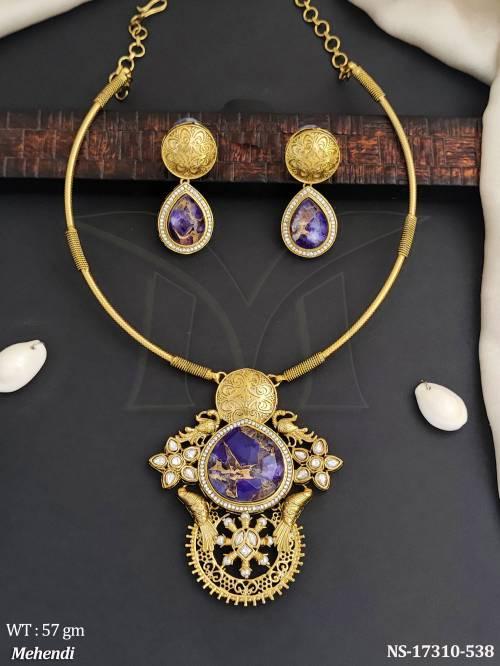 beautiful-mehendi-polish-full-stone-party-wear-necklace-set-