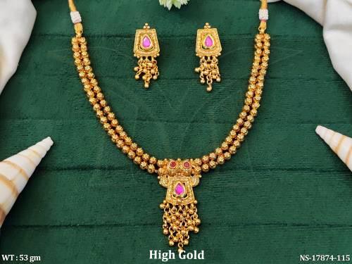 antique-designer-high-gold-polish-design-short-necklace-set-
