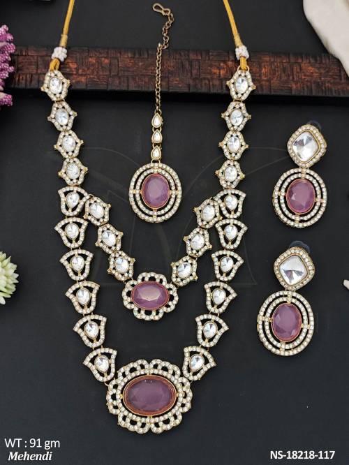 antique-designer-mehendi-polish-long-necklace-set-