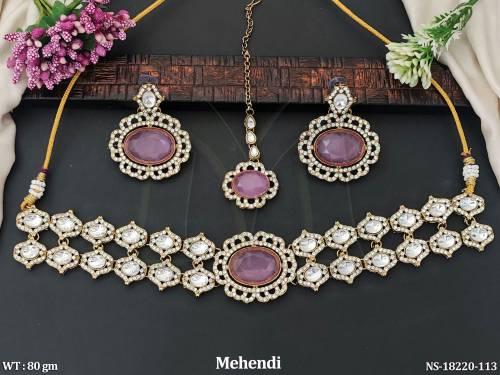 antique-jewellery-designer-mehendi-polish-full-stone-necklace-set-