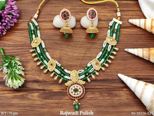 design-full-stone-rajwadi-polish-short-necklace-set-