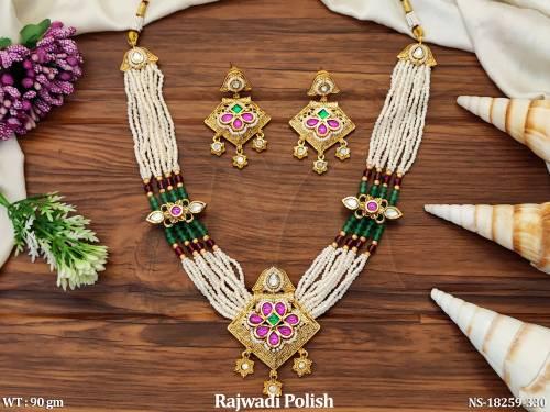 ethnic-rajwadi-polish-pearl-bead-necklace-set-