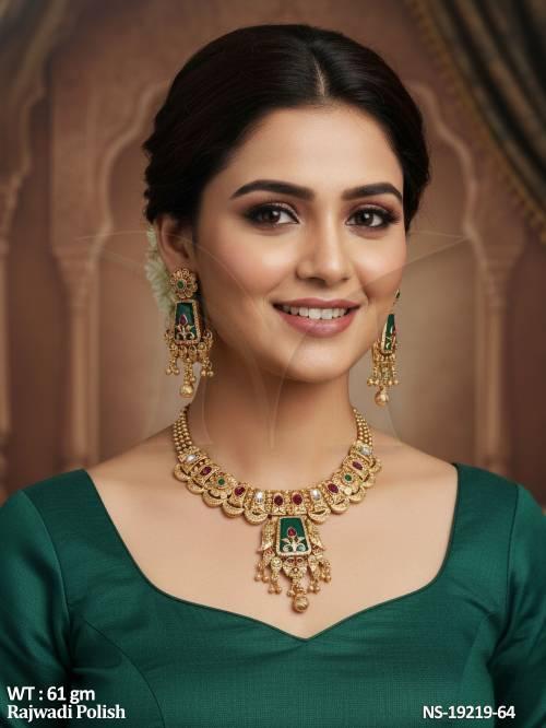 ethnic-rajwadi-polish-antique-wedding-necklace-set-