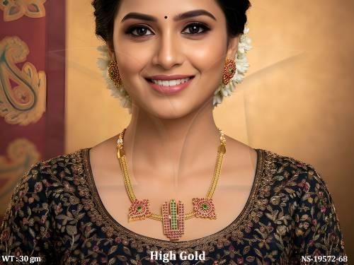 premium-ethnic-full-stone-necklace-with-stud-earrings