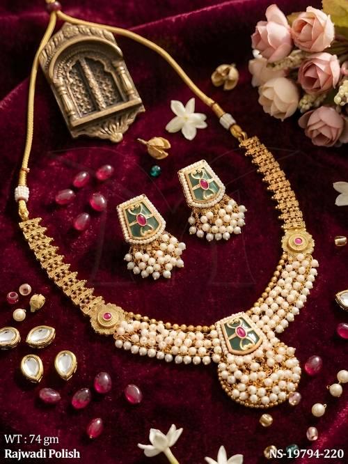 antique-gold-look-rajwadi-necklace-set-designer