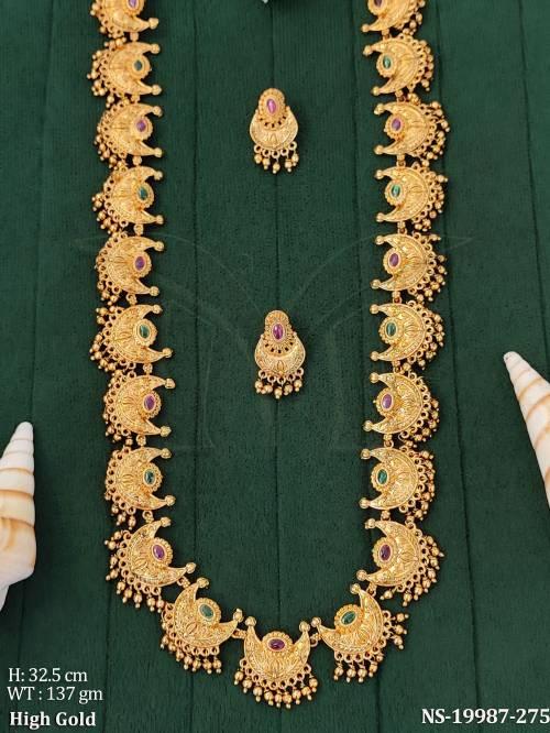 Fancy High Gold Ethnic Jewelry Set