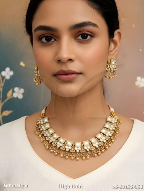 traditional-rajwadi-antique-choker-necklace-set-for-women
