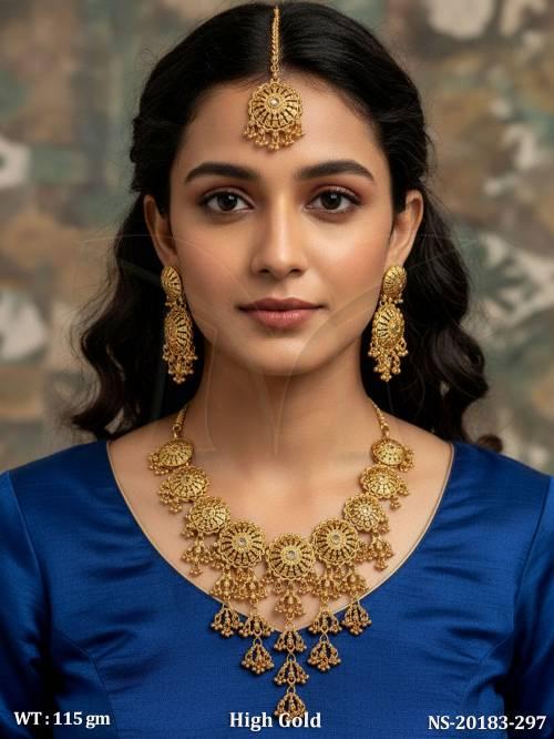 Traditional Temple Style Designer Necklace Set
