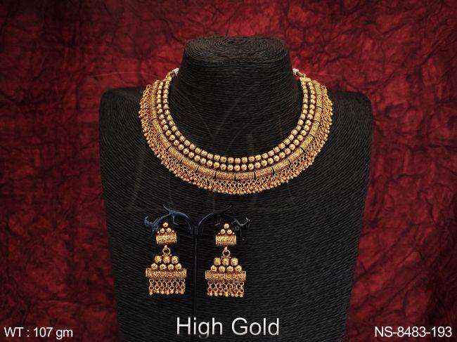 Designer fancy Style Heavy Party wear Choker Necklace set