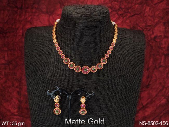 Beautiful Designer Fancy Style Necklace Set